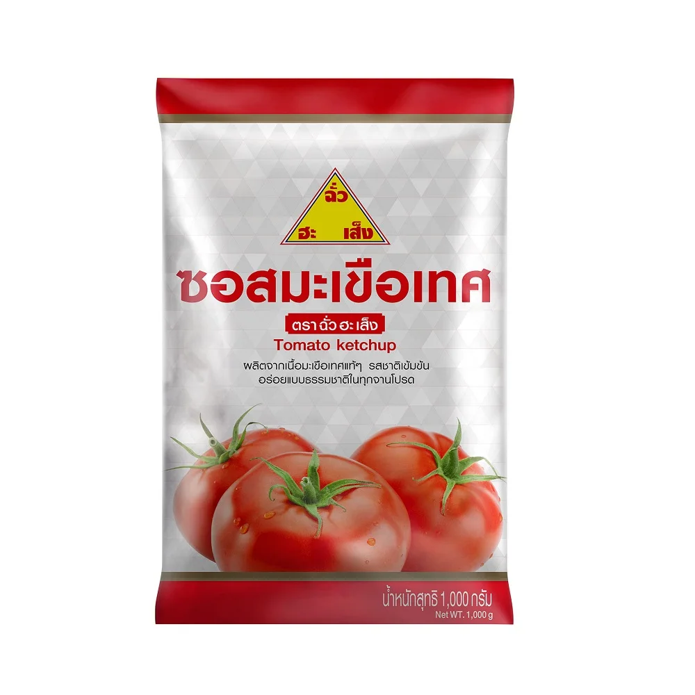 1000g Tomato Ketchup Sauce For Grilled Sausage Hamburger With HACCP Certification Packaging in Bag