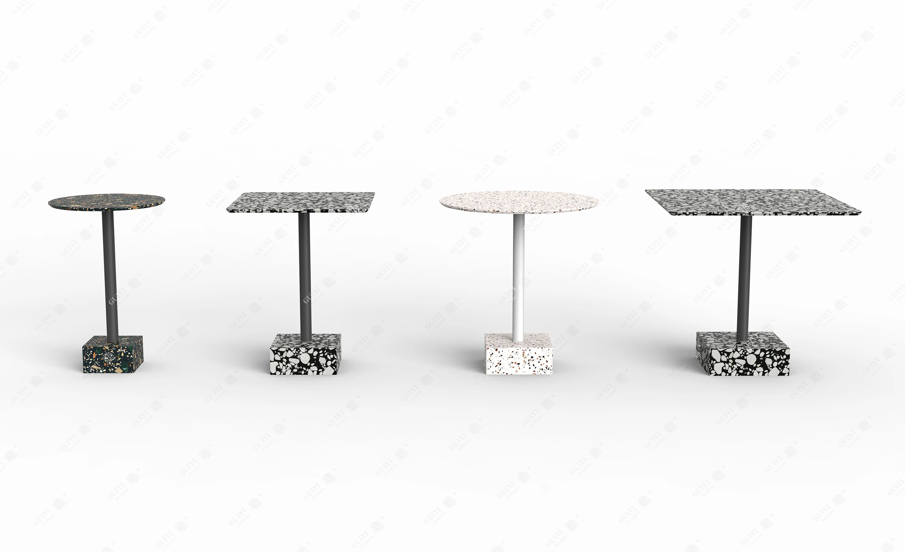 terrazzo table unique design home-type furniture terrazzo exterior ideal of sweden  black and white marble chips