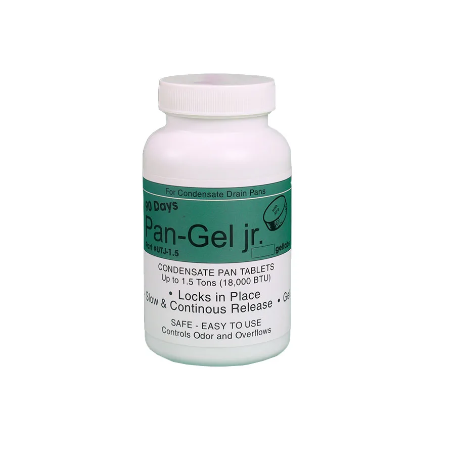 PAN GEL JR GREEN - Automatic Maintenance Tabs For Condensate Drain Pipe - Efficiency up to 18.000 BTU for 3 Months