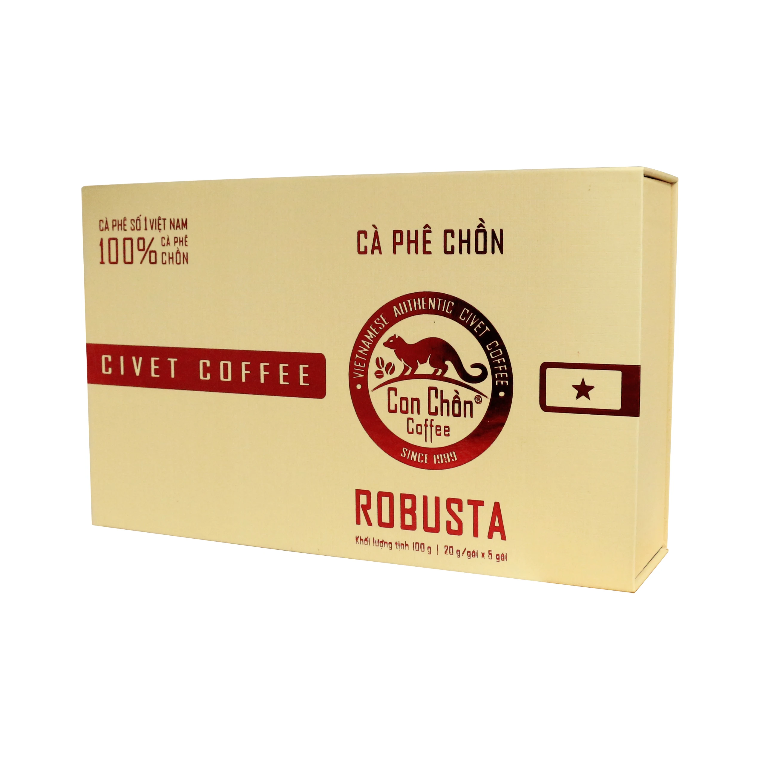 Высококачественный растворимый кофе Civet Robusta-Средне жареный-высококачественный из Вьетнама