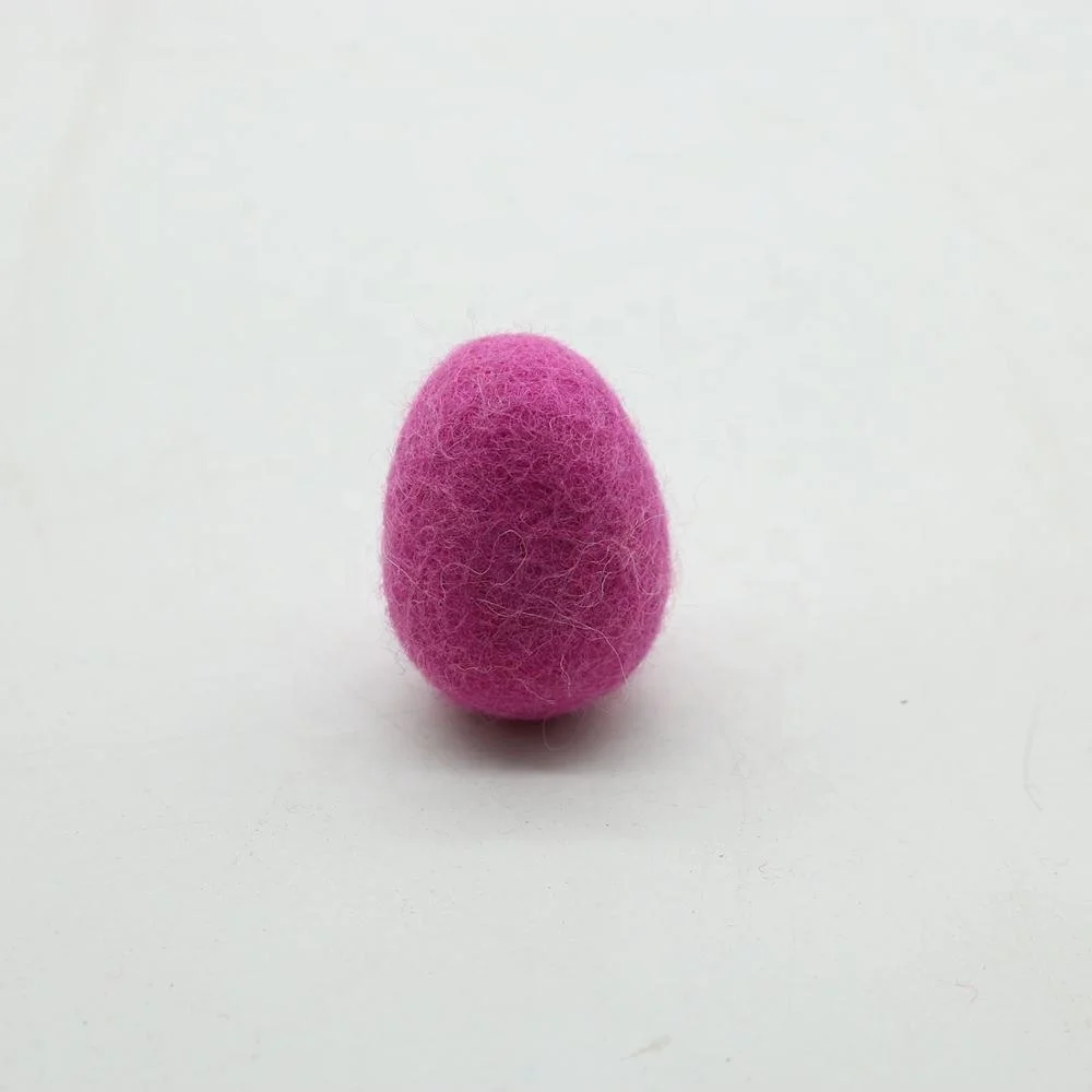 ECS-020, Plain Easter Egg, Made from 100% Eco-friendly New Zealand Wool, Felted by Skilled and Talented Women Artisans of Nepal
