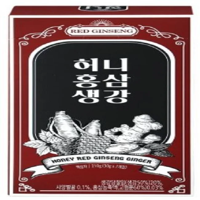 Honey Red Ginseng Ginger Tea 7 Packs
