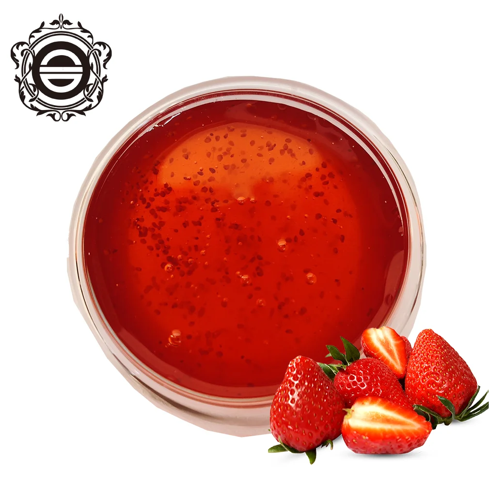 Taiwan Popular Concentrated Juice Strawberry Syrup for Bubble Milk Tea