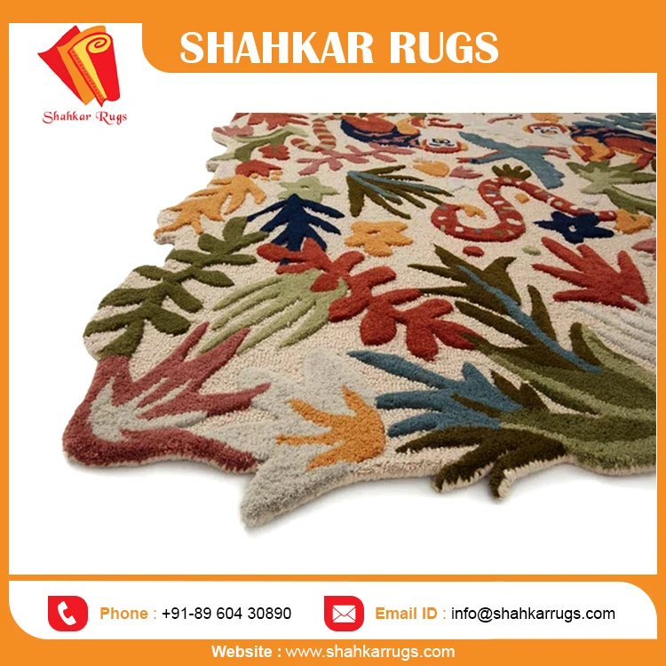 New Arrival Handmade Attractive Design Customized Hand tufted Rugs Living Room Carpet And Rugs