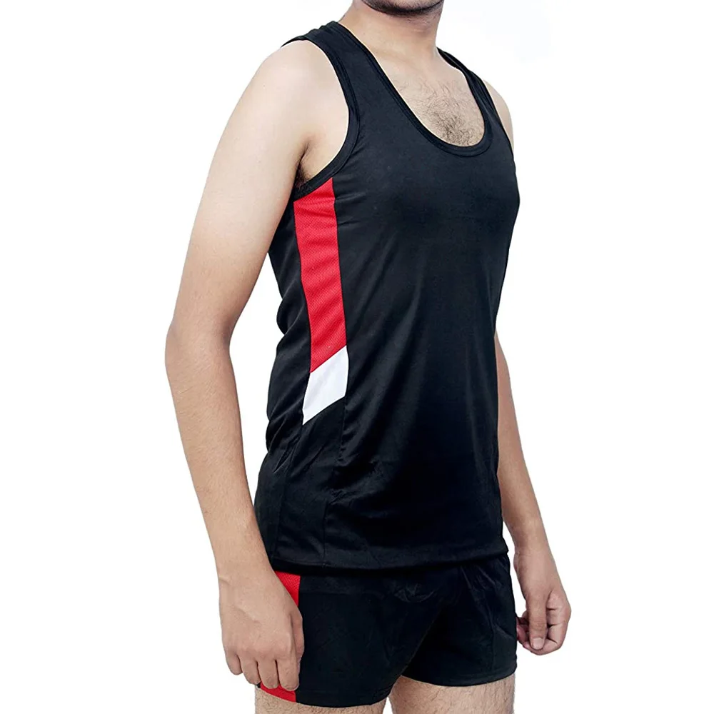  Индивидуальная сублимационная Мужская футболка для волейбола без рукавов/Мужская дышащая рубашка и шорты униформа