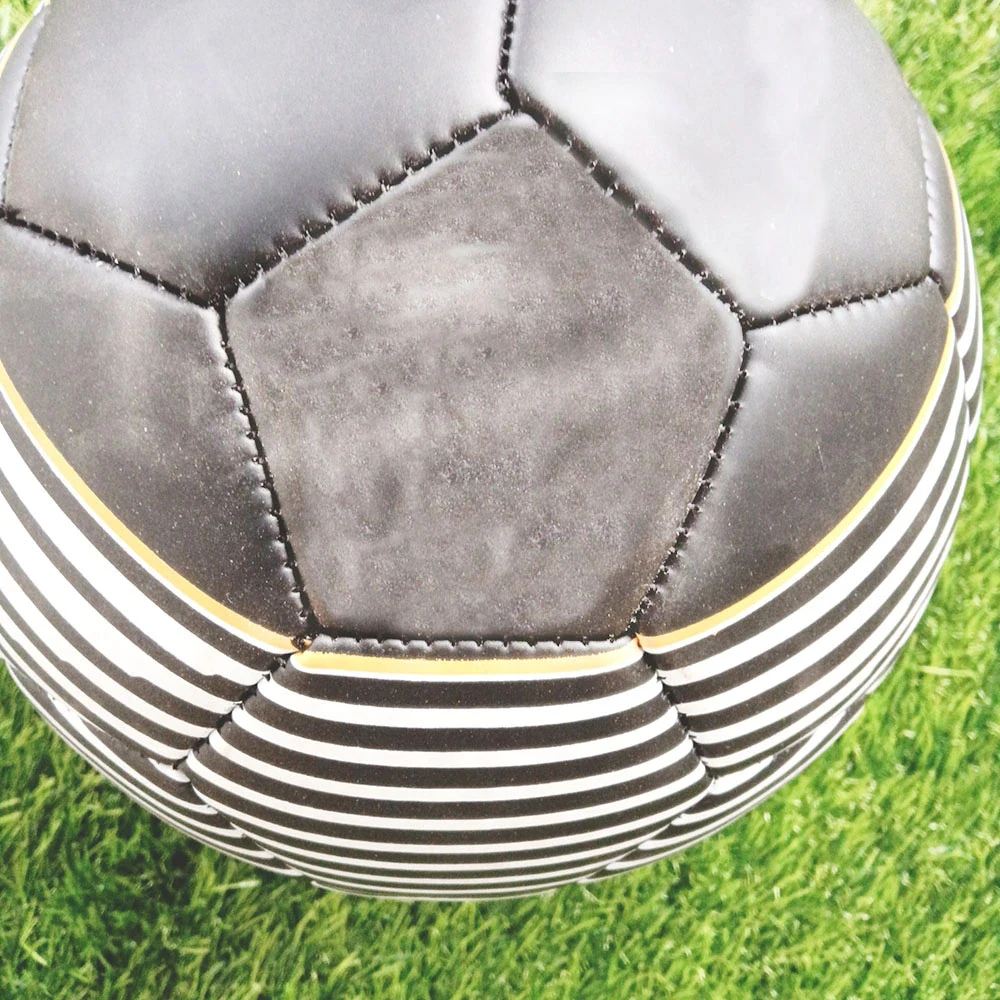 Professional PVC footballs low price soccer ball Stripe PVC Fabric Machine Sewing Size 5 Sports Team Match Training Soccer Ball
