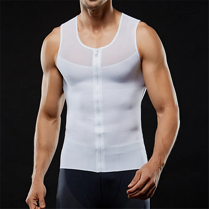 Manufacturer Polyester Spandex Fitness Zip Up Fashion Slim Fit Shirts For Men