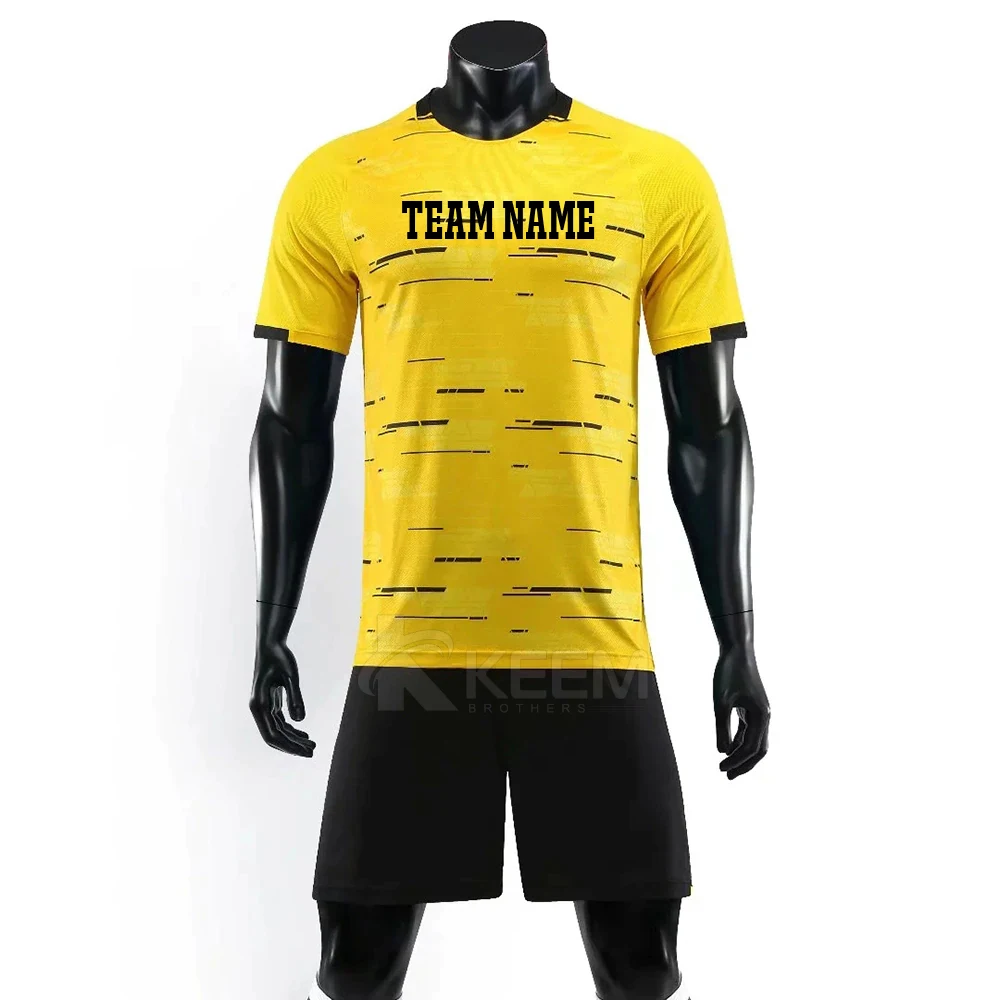 Summer T Shirt + Shorts Sports 2 Piece Set Soccer Jersey Tracksuit Short Sleeve Football Training Suit Football Jerseys for Men