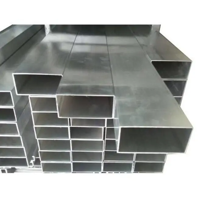 
Aluminum profile Rectangular Aluminium tube aluminium pipe for sale machining grade from India 