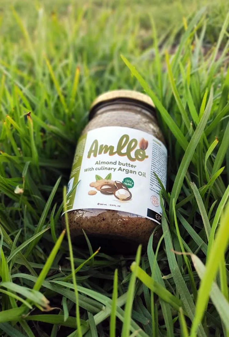 
Moroccan Almond butter with Argan Oil EMMYOR Amllo Amlou Delicious Almond butter with Argan oil 