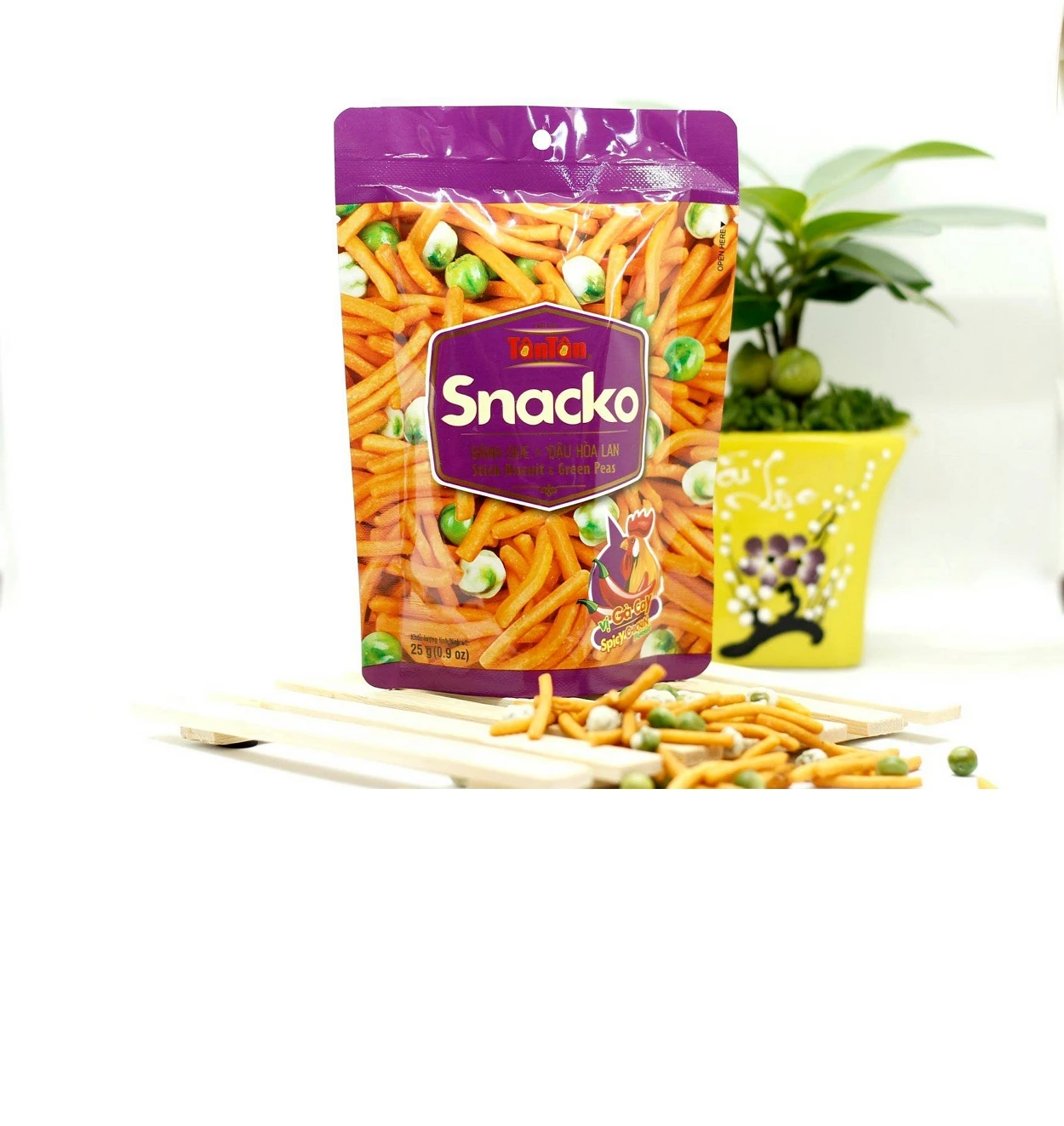 Stick biscuit and greenpeas mixed snack office ready to eat  low price good taste made in Vietnam premium quality