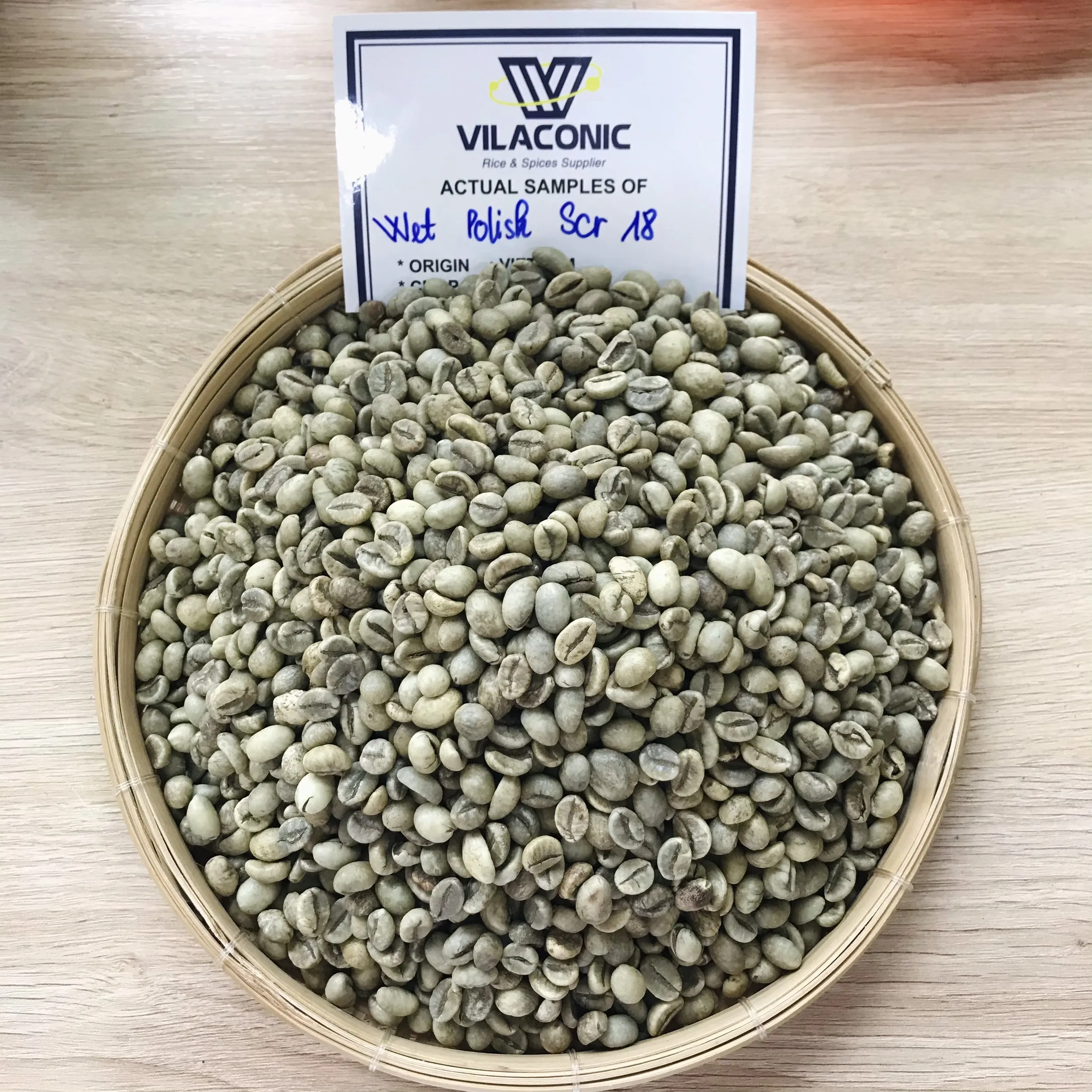 WASH POLISHED ROBUSTA COFFEE BEANS VIETNAM SCR 16 - TRACY CAO +84 969 800 854