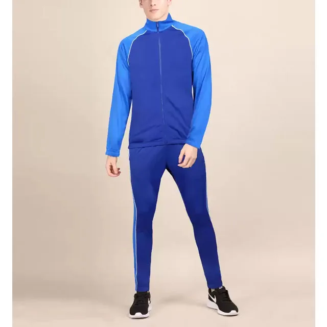 2021 Wholesale customized sublimation printing with latest design cheap price Soccer tracksuit for men