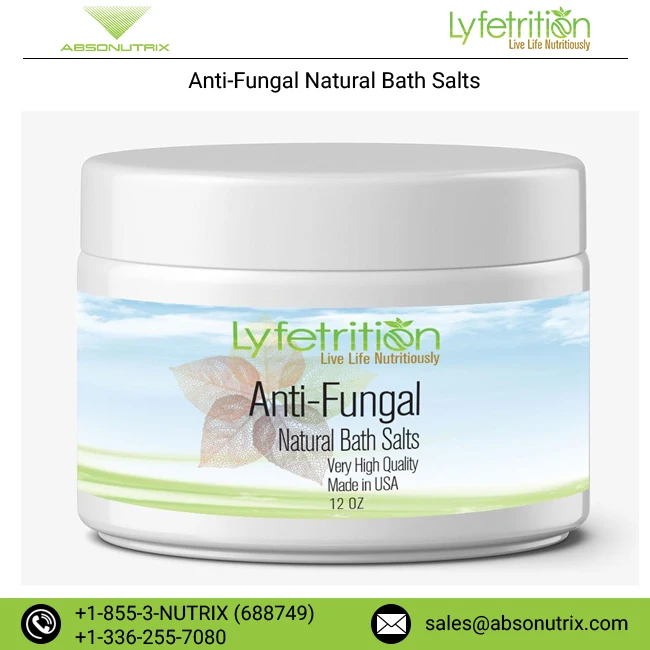 
Natural Anti-Fungal Bath Salts with Luxurious Essential Oils 