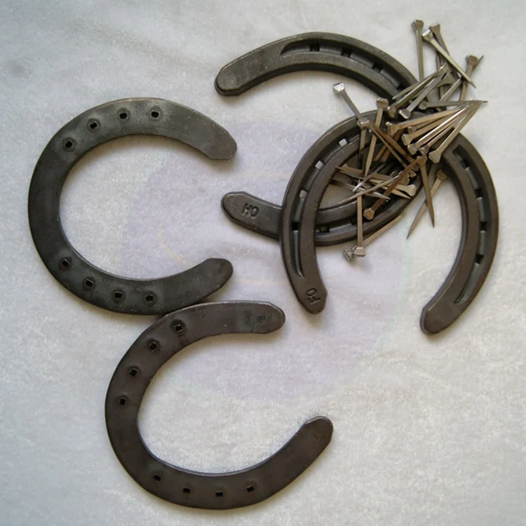 
chinese equestrian factory direct sell wholesale steel nail horseshoe 