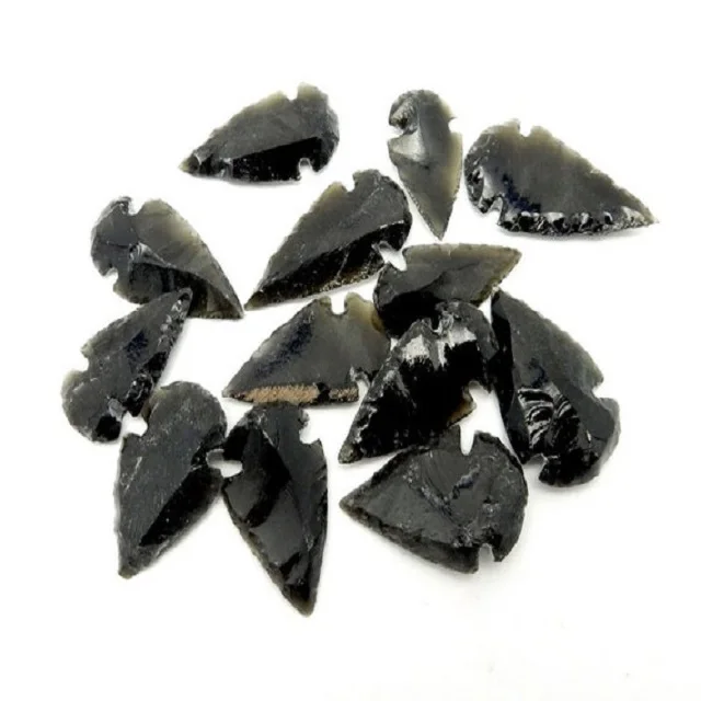 BLACK OBSIDIAN ARROWHEADS WHOLESALE PRICE ARROWHEAD BLACK OBSIDIAN FOR SALE