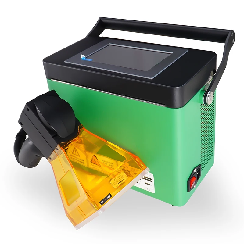 handheld 20W 30W mini fiber laser marking machine for ABS PVC and metal items