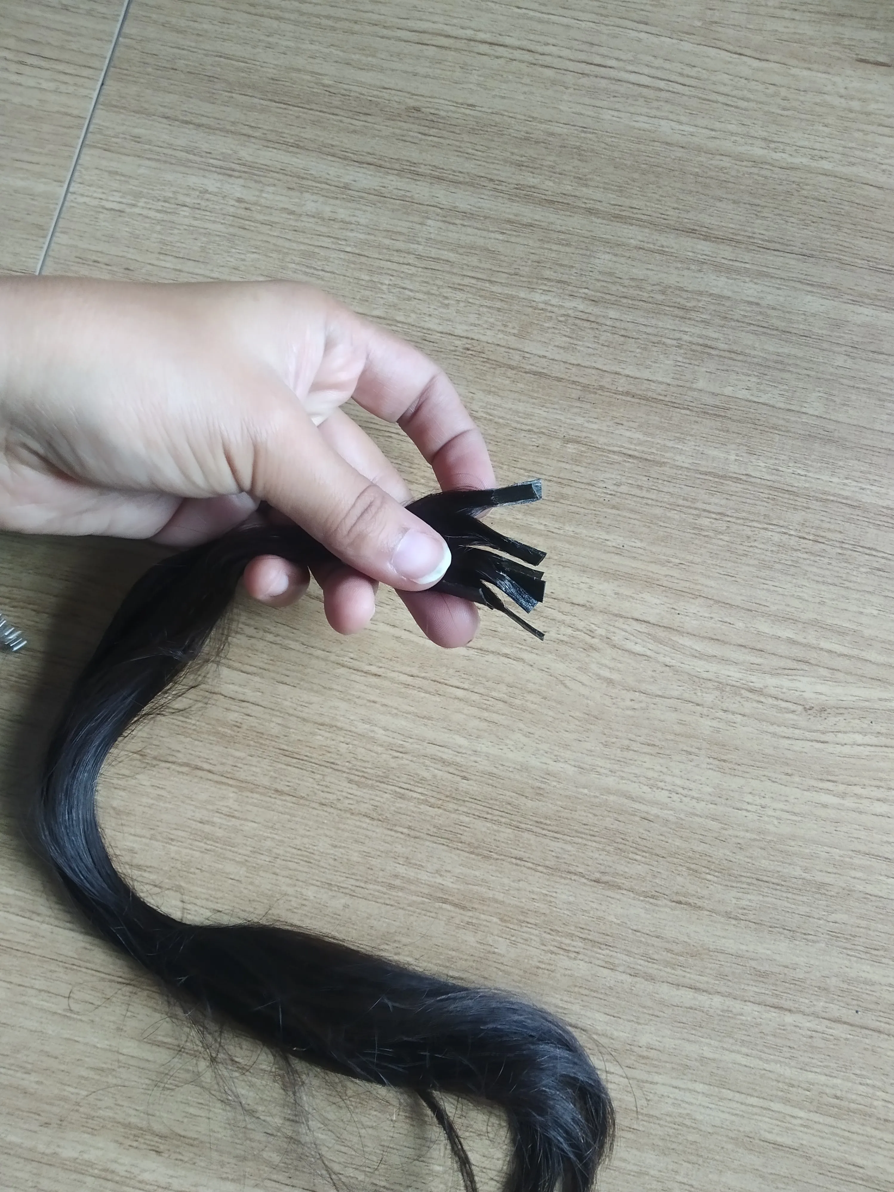 Virgin  Hair Made Flat Tips Extension 16 Inches to 30 Inches Long Lasting Flat Tips Natural Curly Fast Delivery Free Sample Hai
