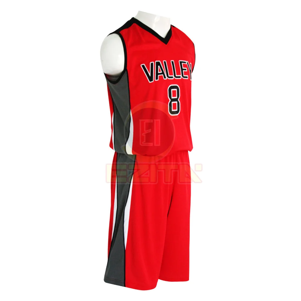 Бесцветная Двусторонняя баскетбольная форма оптовая продажа командная