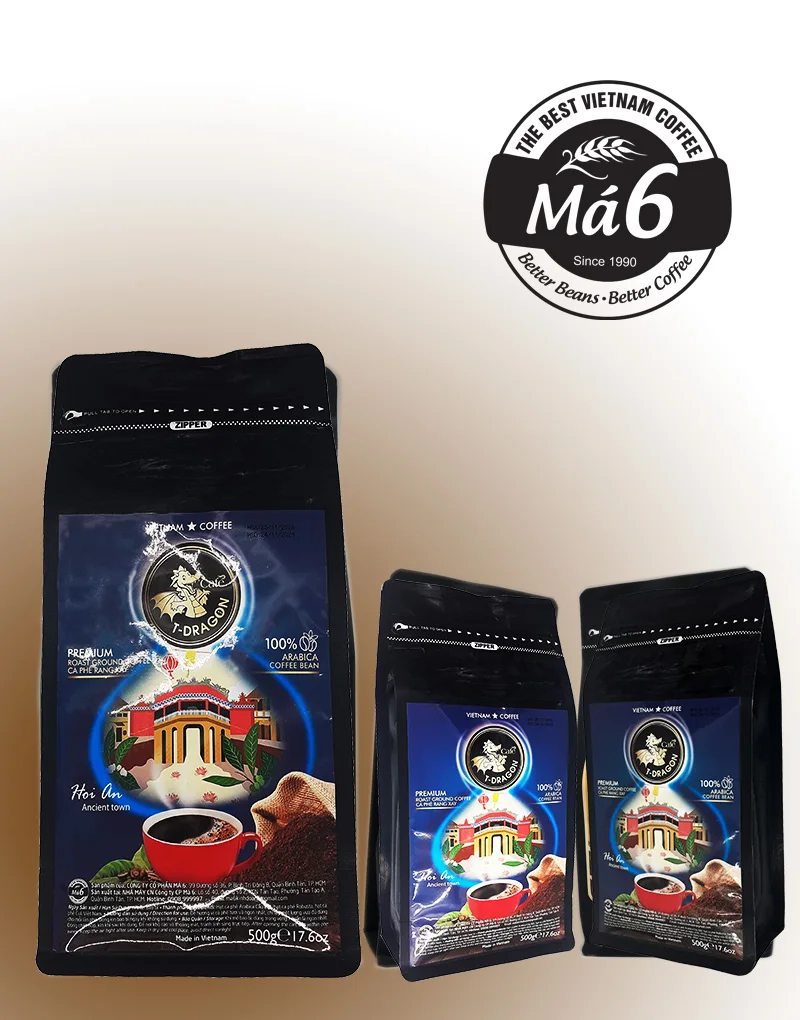 T-DRAGON COFFEE - ARABICA PREMIUM  ROAST AND GROUND COFFEE - 500GR From Wholesale Vietnam