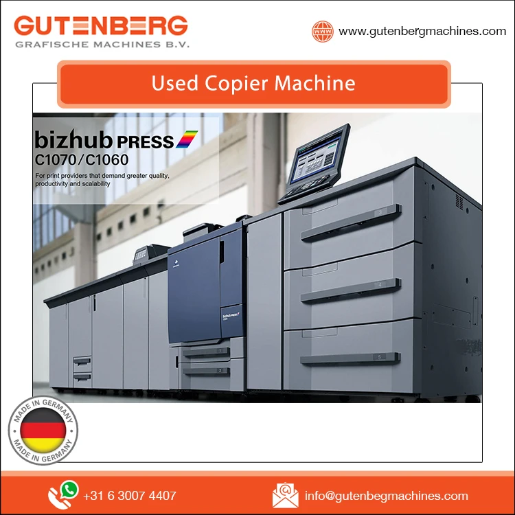 Experienced Exporter Selling Premium Quality Good Condition Konica Minolta Used Copier Machine