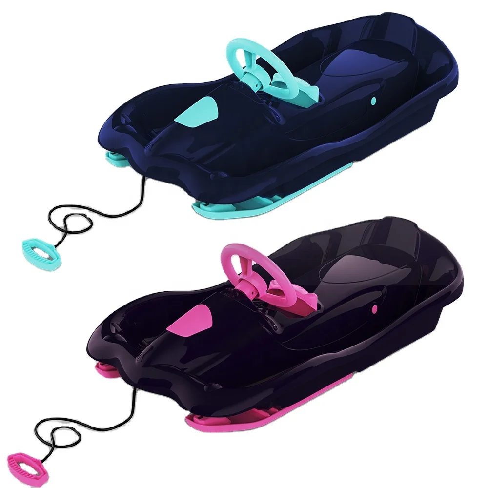 now Sled 1 Seat with Brake & Handle Cord for Kids & Adults
