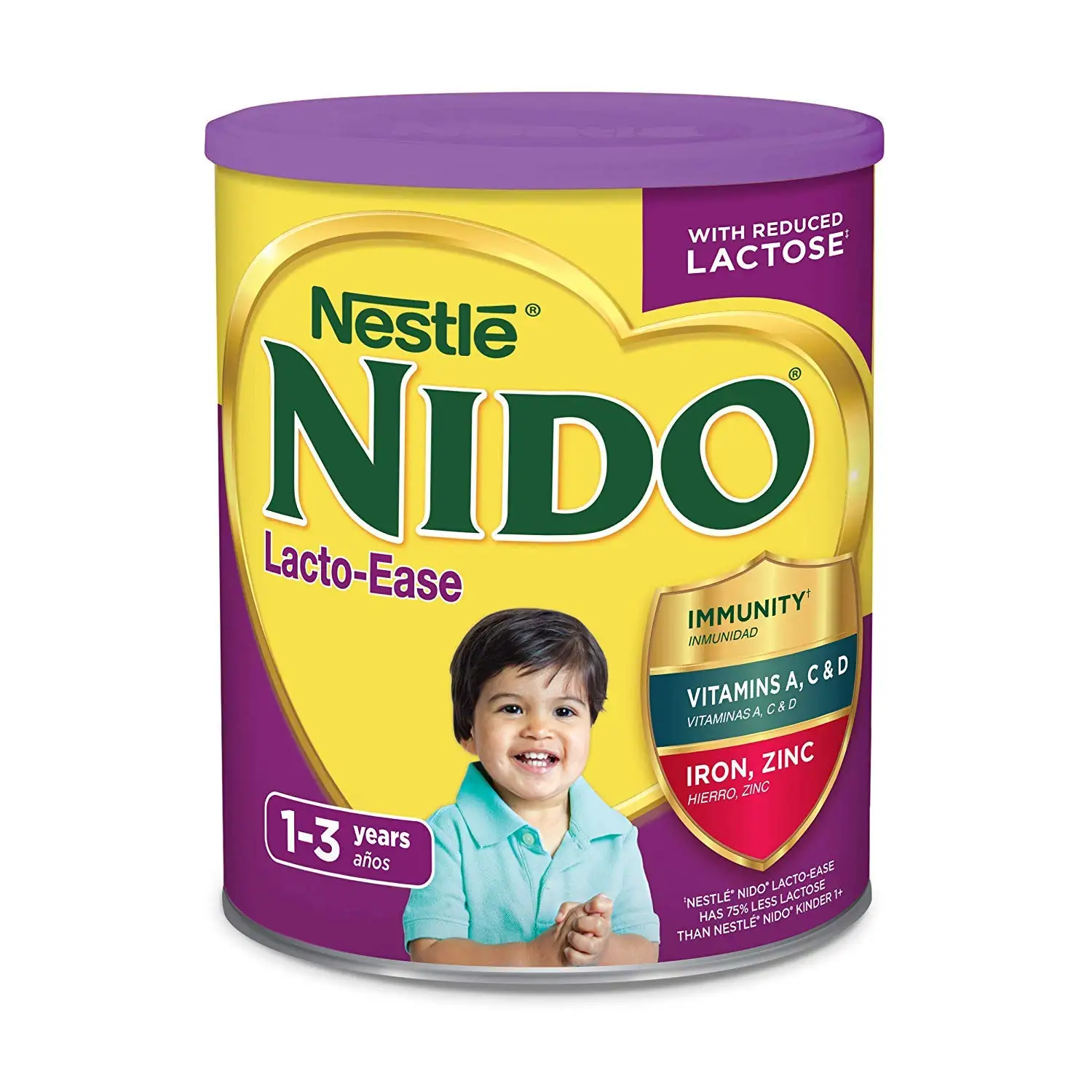 Сухое молоко Nestle Nido, мгновенный крем, 400 г, 900 г, 1800 г, 2500 г