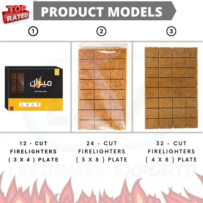 Cheapest Price Solid Fuel Brown Wax and Sawdust cubes Fire