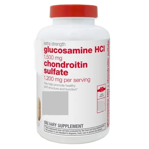 Glucosamine and Chondroitin Tablets Joint Flexibility Quick Acting Supplements Private Label 120 Count