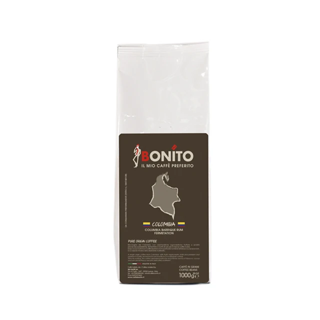 Made in Italy single origin Colombia arabica roasted coffee beans