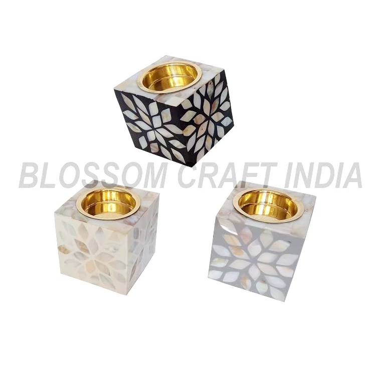 2022 Latest Hand made Mother of Pearl inlay Bone inlay Arabian Incense Burner Bkhoor Mubkhar