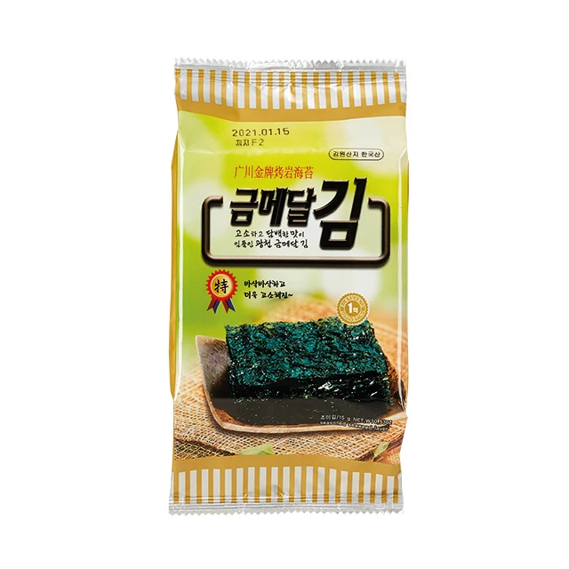 
BEST PRICE Korean Original Organic Roasted Delicious Omega 3 Crispy Seasoned Nori Seaweed Snack Gift Set 