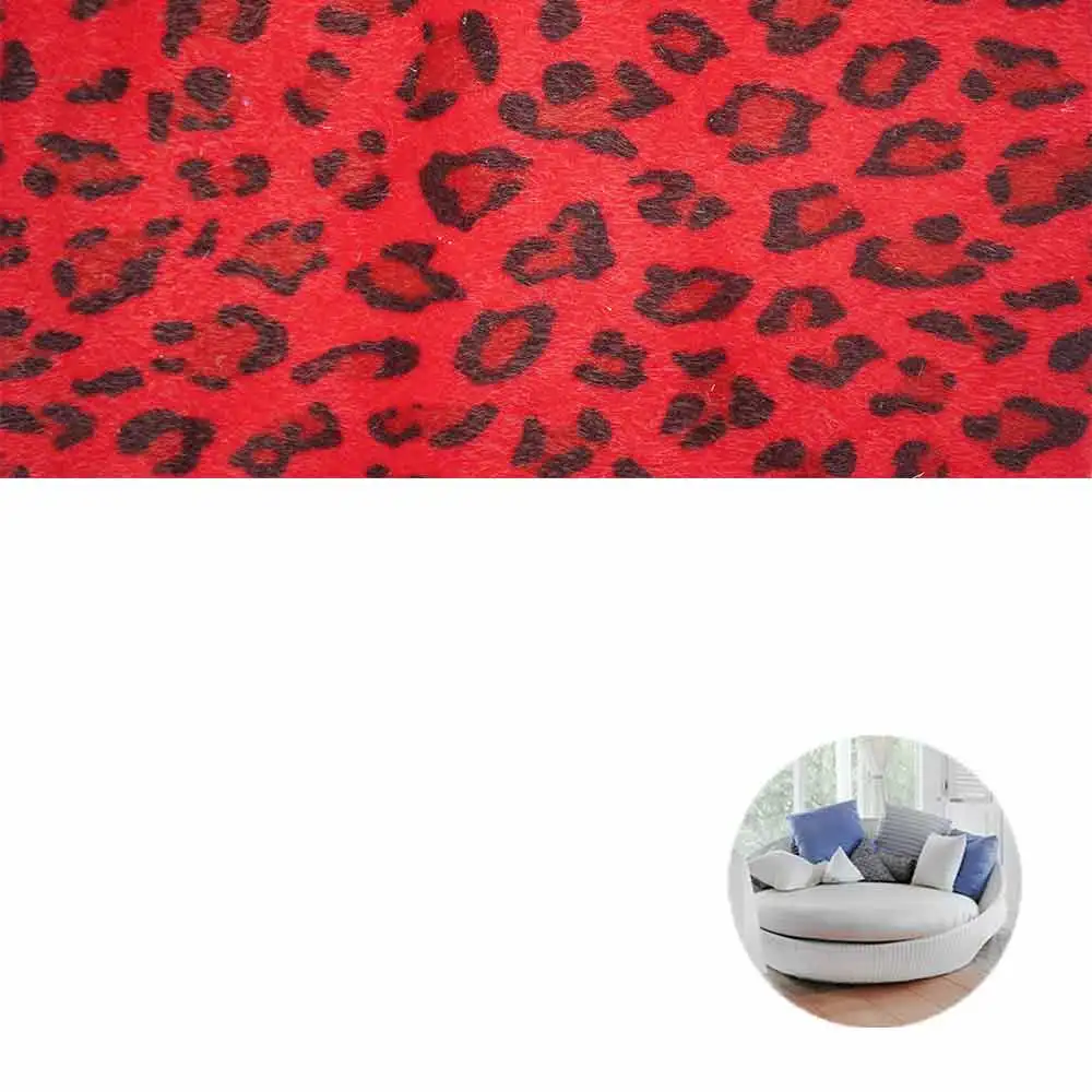 Товары из искусственного винилового меха животных ткань с рисунком для одежды кожаная обувь пробковой кожи