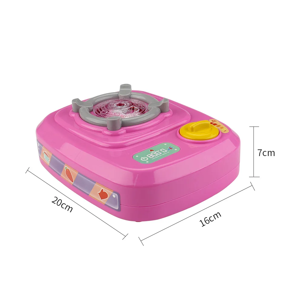 
QC-2B Kitchen Tools for Children Play Pretend Toy Set 23-pc Multifunctional Gas Stove Play set Educational Toys 