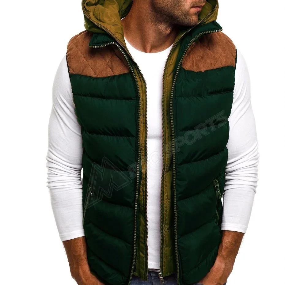 Outwear Winter Coat Parkas Men Jackets Warm Lightweight Down Parka Winter Cotton Vests Fashion Puffy hoodie