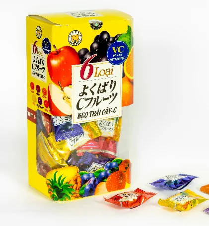 
 Фруктовые Конфеты-добавки с витамином C-японское качество-коробка 180 г  