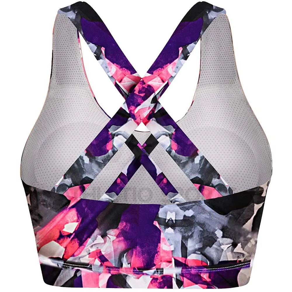 Mesh Sport Vest Breathable Wire Free Fitness Sports Bra Top Fitness Women SPORTS BRA