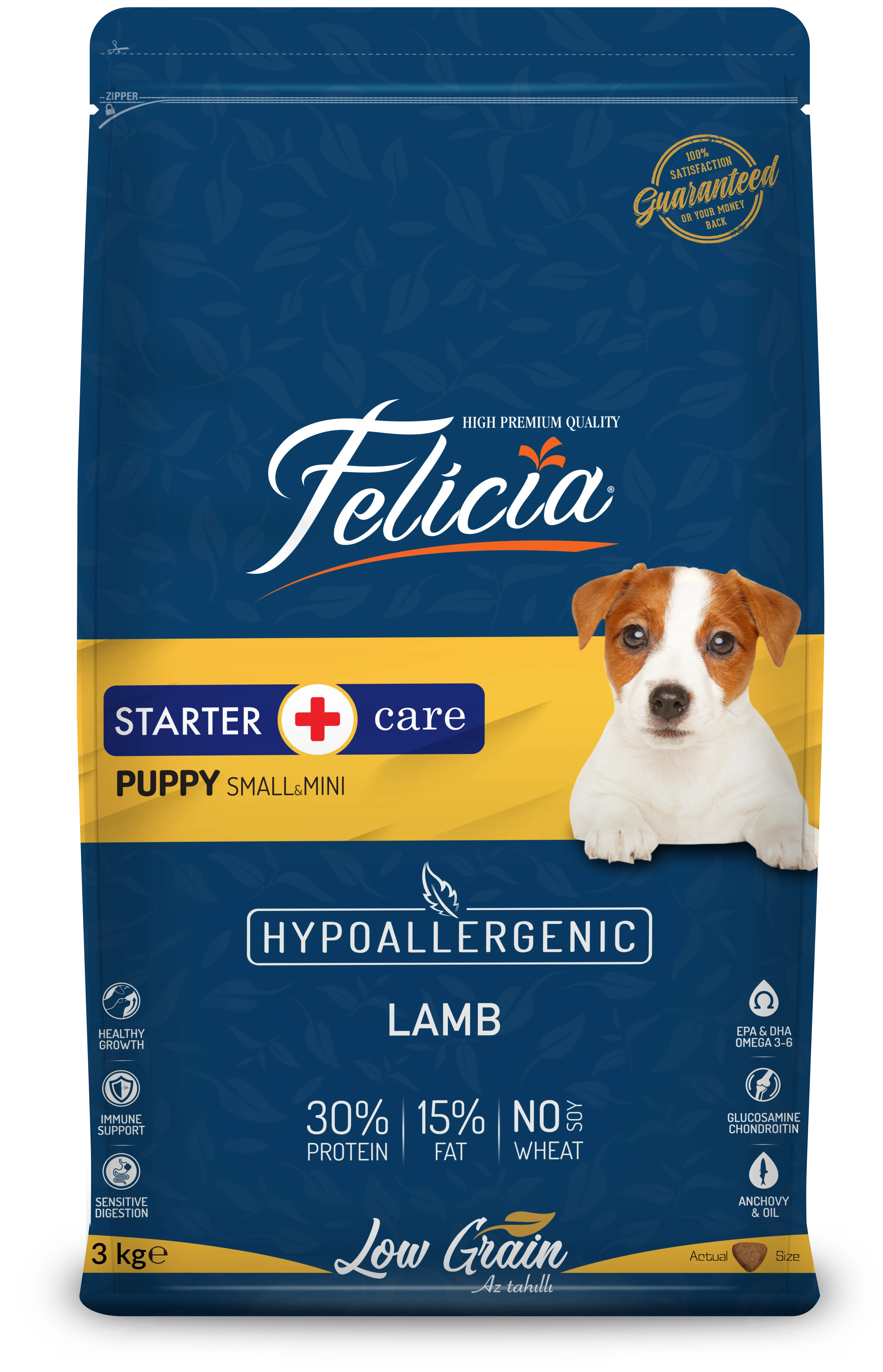 Felicia Dry Dog Food Puppy Large Breed Lamb Rice 15 kg