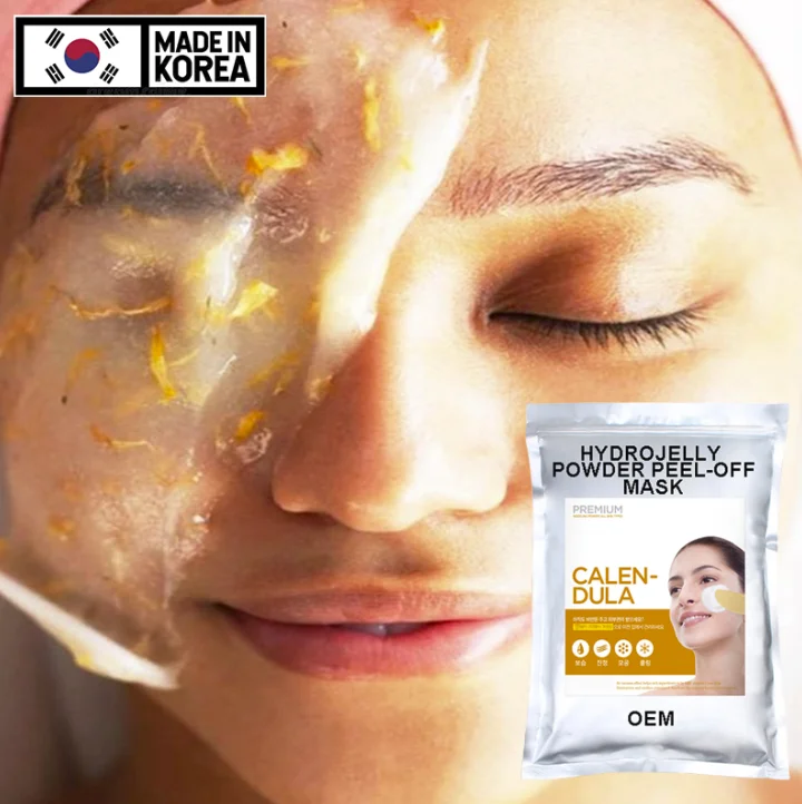 Korea Wholesales OEM Vegan Beauty Gold Face Mask Collagen Mask Powder Hyaluronic Acid Crystal peel off Mask Powder