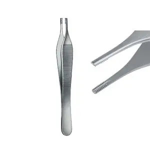 12cm Titanium Medical Forceps Adson Brown Tissue Forceps Adson Dissecting Tissue Forceps