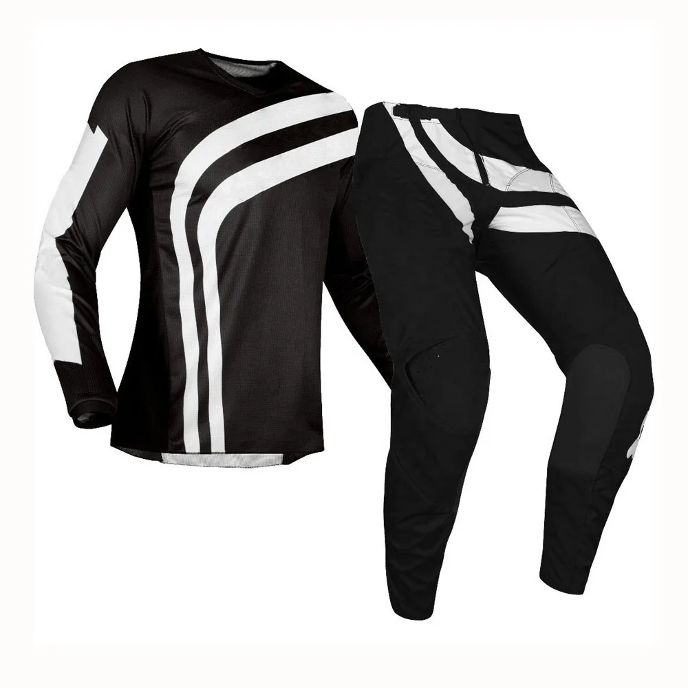 Custom Logo Motocross Jersey and Pants Breathable Motorcycle Racing Wear Mx Gear Dirt Bike Set Motorcycle Suit Uniforms