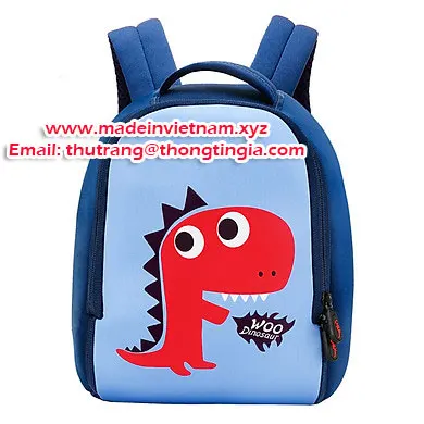 Premium Quality Fashionable Multi Color Unisex Waterproof Polyester Cartoon Friendly Boys And Girls School Bag