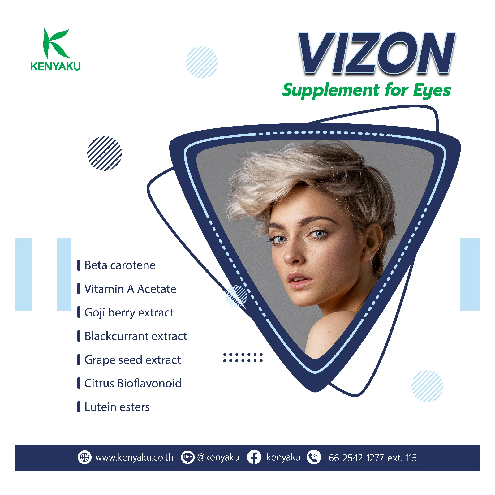  Коробка для поддержания здоровья глаз и улучшения зрения упаковка без вкуса добавка Vizon