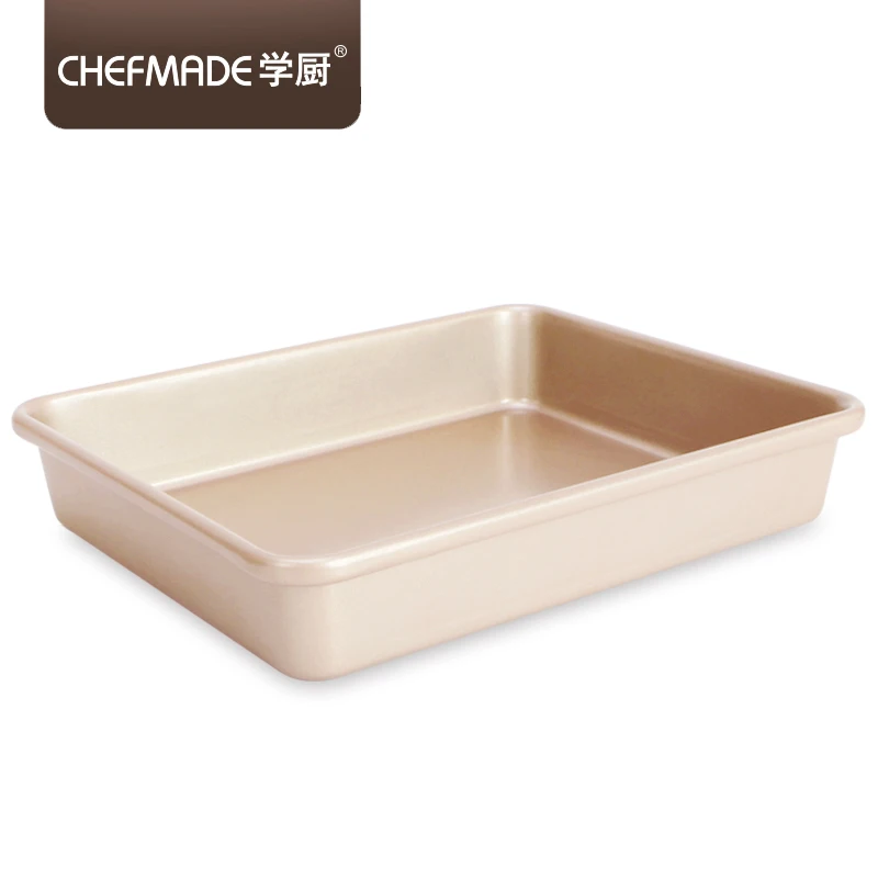 Рекламные большой размер 11 дюймов с антипригарным покрытием глубокий Прямоугольная форма для выпекания лоток
