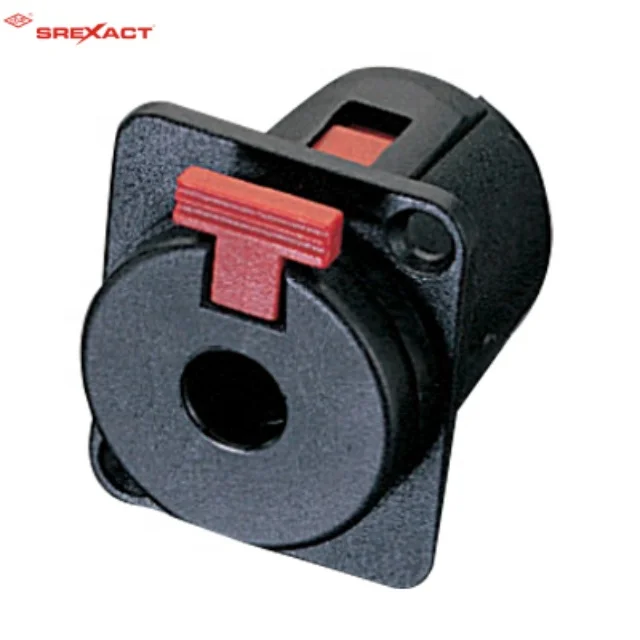 Plastic housing 1/4' TRS 6.3mm mono phone jack