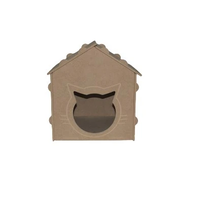 
CAT HOUSE - WOODEN CAT HOUSE 
