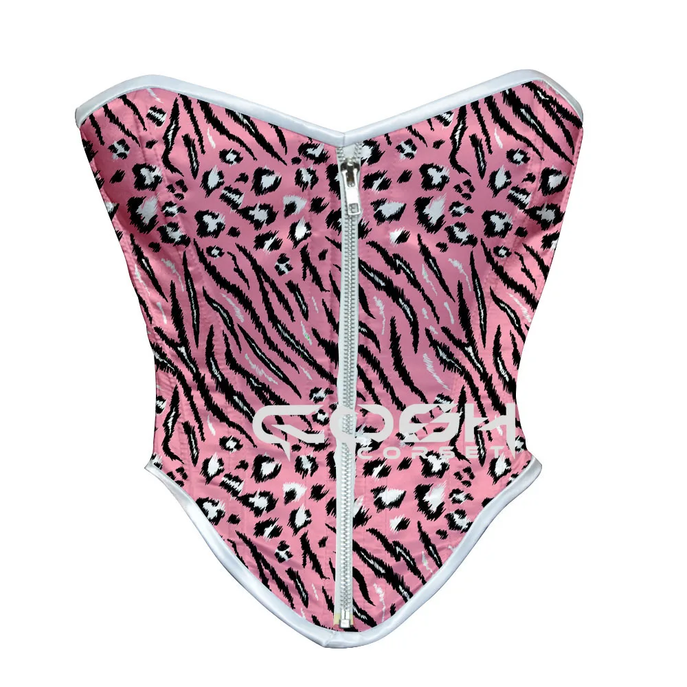 New In Trending Women Wear Printed Sublimated Curvy Satin Corsets Manufacturer Original Corset Manufacturer