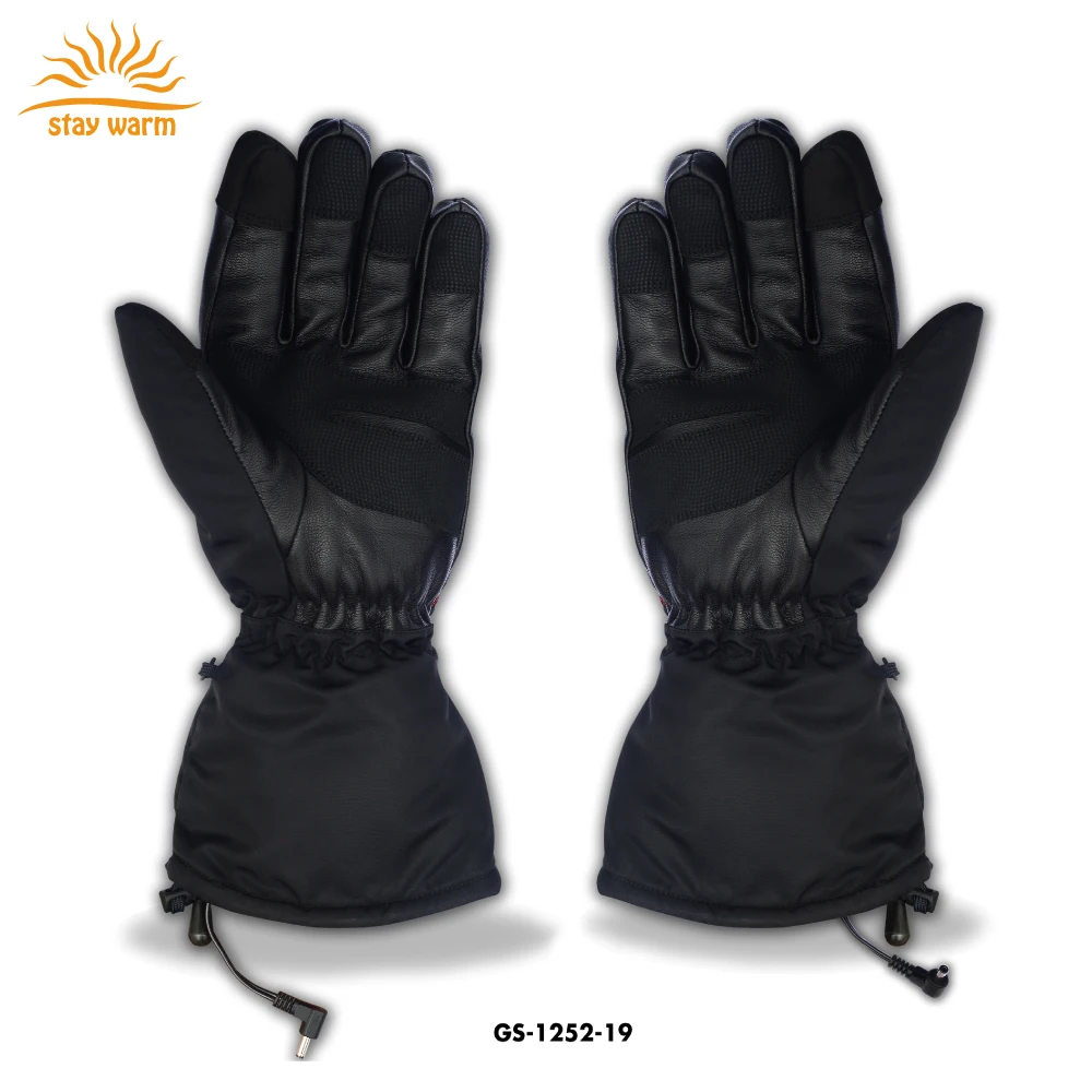 Original Factory Winter Waterproof Outdoor Sports Electric Heated Gloves For Motorcycle Ski Snowboard