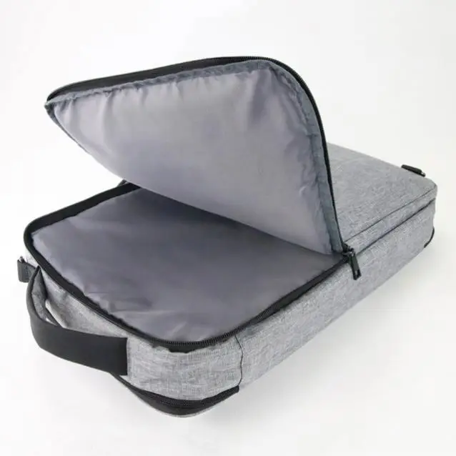 Most popular products Fashion simple Waterproof soft comfortable Lightweight unisex Gray  Travel Laptop Bag