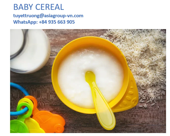 
BABY CEREAL - RICE - MALT EXTRACT - OAT 